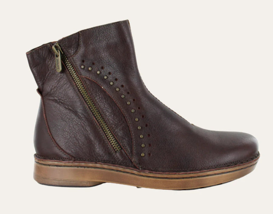 NAOT Cetona Soft Brown Leather Ladies Ankle Boot