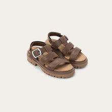 Load image into Gallery viewer, NAOT Clarkson Brown Suede Ladies Sandal
