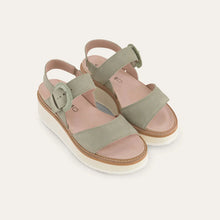 Load image into Gallery viewer, NAOT Crepe Sage Ladies Leather Platform Sandal

