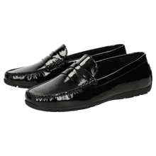 Load image into Gallery viewer, SIOUX Carmona 700 Black Patent Leather Moccasin
