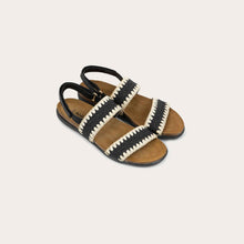 Load image into Gallery viewer, NAOT Dylan Black Ladies Leather Sandal
