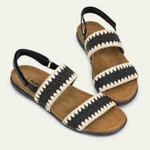 Load image into Gallery viewer, NAOT Dylan Black Ladies Leather Sandal
