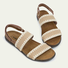 Load image into Gallery viewer, NAOT Dylan Latte Ladies Leather Sandal

