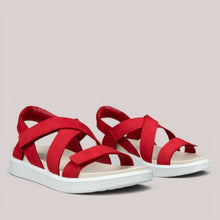 Load image into Gallery viewer, ECCO Soft Chili Red Sandal
