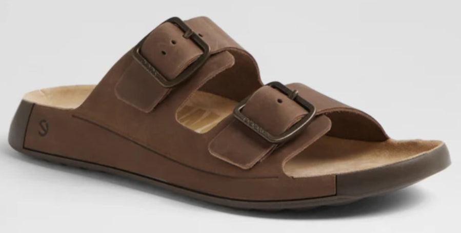 ECCO Cozmo Nutmeg Mens Leather Sandal