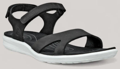 ECCO Cruz II Black Womens Sandal