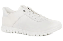 Load image into Gallery viewer, Ecco Gruuv Lite Ladies White Leather Sneaker
