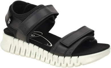 ECCO Gruuv Sol Black Ladies Sandal