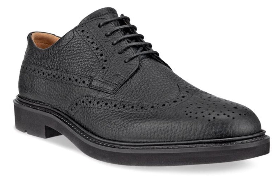 ECCO Metropole London Black Oberon Lace-Up Shoe