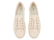 Load image into Gallery viewer, ECCO Soft 2.0 Limestone Ladies Nubuck Sneaker
