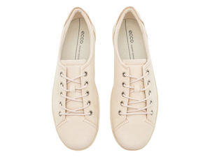 ECCO Soft 2.0 Limestone Ladies Nubuck Sneaker