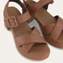 Load image into Gallery viewer, NAOT Elite Caramel Ladies Leather Block Heel
