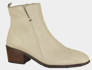 NAOT Ethic Ivory Leather Ladies Zip Boot
