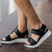 Load image into Gallery viewer, ECCO Gruuv Sol Black Ladies Sandal
