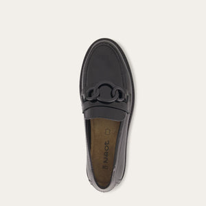NAOT Fremont Black Ladies Patent Leather Loafer
