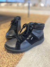 Load image into Gallery viewer, JOSEF SEIBEL Megan 53 Black Leather Ladies Zip Lace Boot
