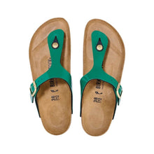 Load image into Gallery viewer, BIRKENSTOCK GIZEH BF DIGITAL GREEN PATENT THONG

