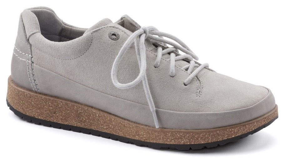 BIRKENSTOCK Honnef Low Whale Grey Suede Leather Shoe | SOUL  display picture 1
