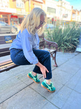 Load image into Gallery viewer, GOODSOLE Crossroads Sneaker in Green/Mint Suede
