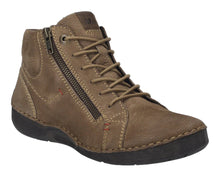 Load image into Gallery viewer, JOSEF SEIBEL Fergey 67 Castagne Nubuck/Leather Ladies Zip Lace Boot
