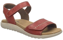 Load image into Gallery viewer, JOSEF SEIBEL JULIET 03 RED LEATHER SANDAL
