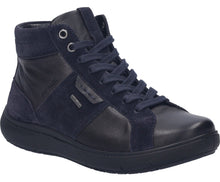 Load image into Gallery viewer, JOSEF SEIBEL Megan 53 Black Leather Ladies Zip Lace Boot
