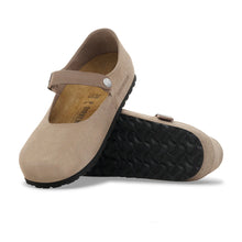 Load image into Gallery viewer, BIRKENSTOCK MANTOVA TAUPE SUEDE LEATHER SHOE
