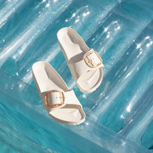 Load image into Gallery viewer, BIRKENSTOCK EVA Madrid Big Buckle Eggshell Waterproof Slides

