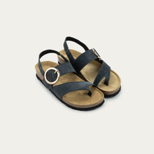 Load image into Gallery viewer, NAOT Baltimore Charcoal Suede Ladies Sandal
