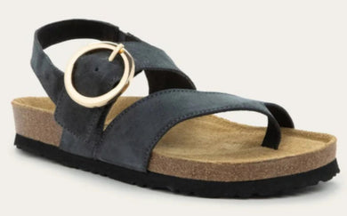 NAOT Baltimore Charcoal Suede Ladies Sandal