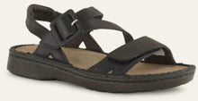 Load image into Gallery viewer, NAOT Castelo Soft Black Leather Ladies Sandal
