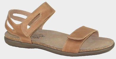 NAOT Courtney Latte Ladies Leather Sandal