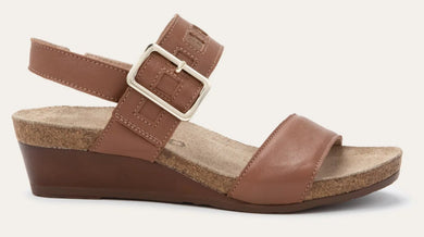 NAOT Dynasty Caramel Leather Wedge