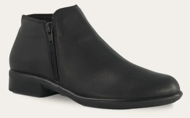 NAOT Helm Black Water Resistant Leather Ladies Ankle Boot