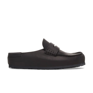 BIRKENSTOCK Naples Wrapped Black Oiled Leather Clog