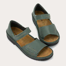 Load image into Gallery viewer, NAOT Norel Green Ladies Leather Sandal
