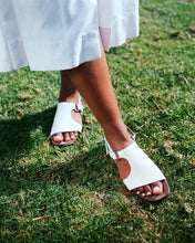 Load image into Gallery viewer, NAOT Olivia White Ladies Leather Sandal

