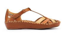 Load image into Gallery viewer, PIKOLINOS Puerto Vallarta Leather Sandal in Brandy

