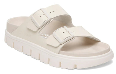 Papillio by BIRKENSTOCK Arizona Chunky Exquisite Eggshell Smooth Leather Slides