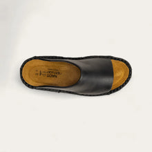 Load image into Gallery viewer, NAOT Rome Black Matte Leather Ladies Slide
