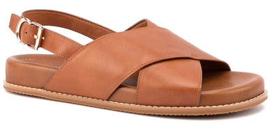 SILVER LINING Ferguson Leather Sandal in Tan