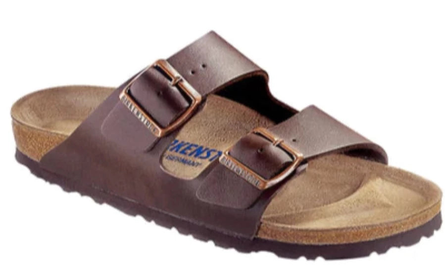BIRKENSTOCK Arizona Dark Brown BF Softbed Slides SOUL 2 SOLE SHOES Soul 2 Sole Shoes