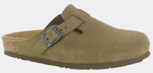 Load image into Gallery viewer, NAOT SPRING TAUPE SUEDE CLOG
