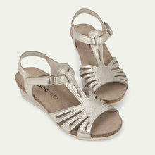 Load image into Gallery viewer, NAOT Starlet Gold Ladies Leather Sandal
