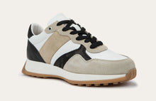 Load image into Gallery viewer, NAOT Sunset White Black Ladies Leather Sneaker
