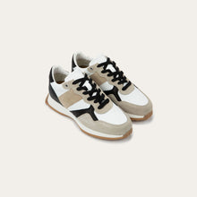 Load image into Gallery viewer, NAOT Sunset White Black Ladies Leather Sneaker
