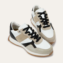 Load image into Gallery viewer, NAOT Sunset White Black Ladies Leather Sneaker
