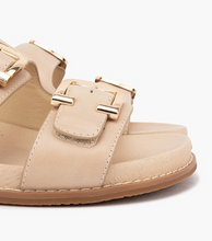 Load image into Gallery viewer, SILVER LINING Farina Leather Sandal in Camel
