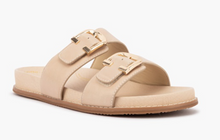 Load image into Gallery viewer, SILVER LINING Farina Leather Sandal in Camel
