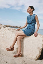 Load image into Gallery viewer, NAOT Tropical Caramel Ladies Leather Wedge Heel
